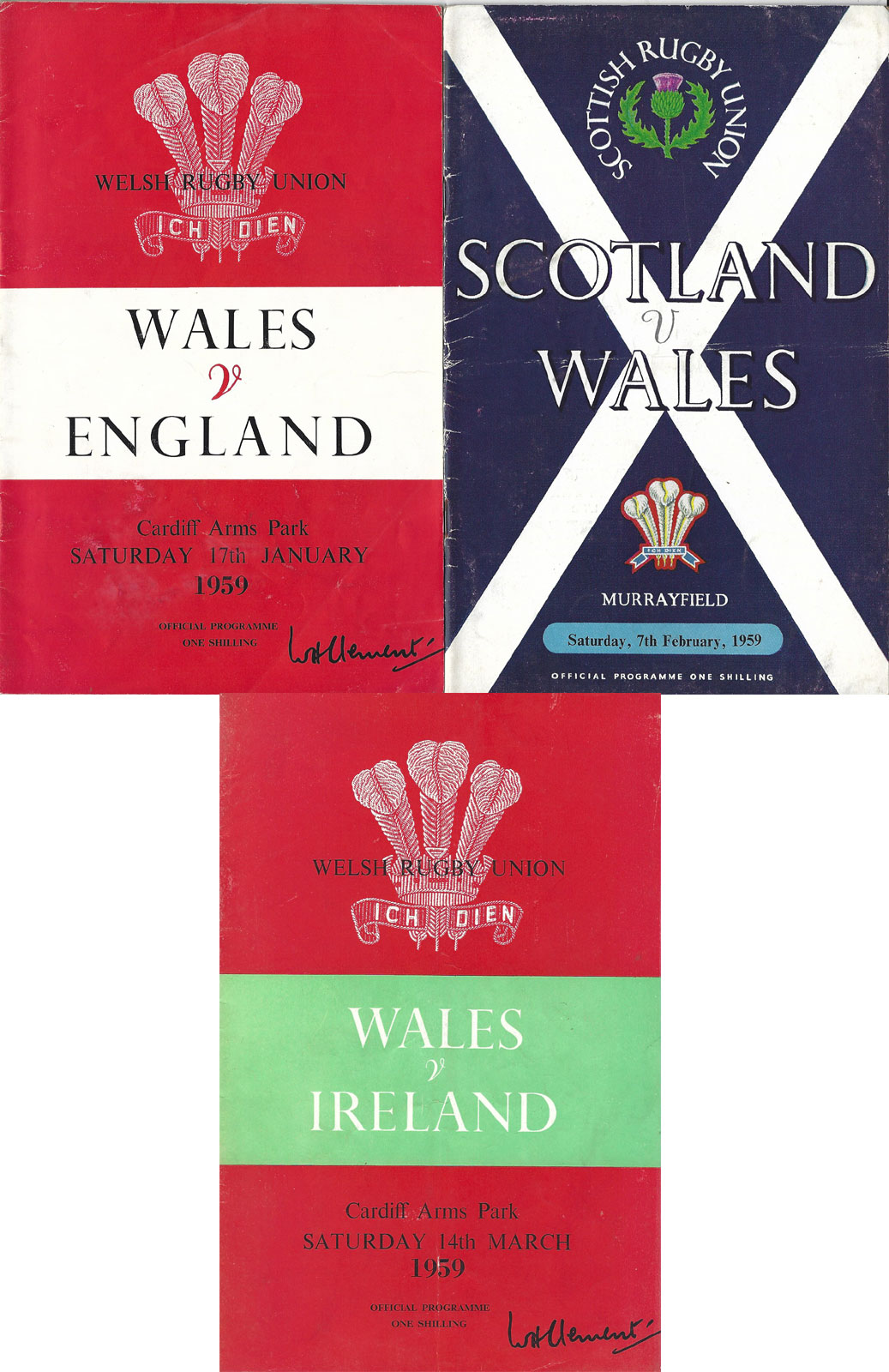 IRELAND v WALES RUGBY PROGRAMMES 1964-2006 ***REDUCED PRICES*** FIVE NATIONS 