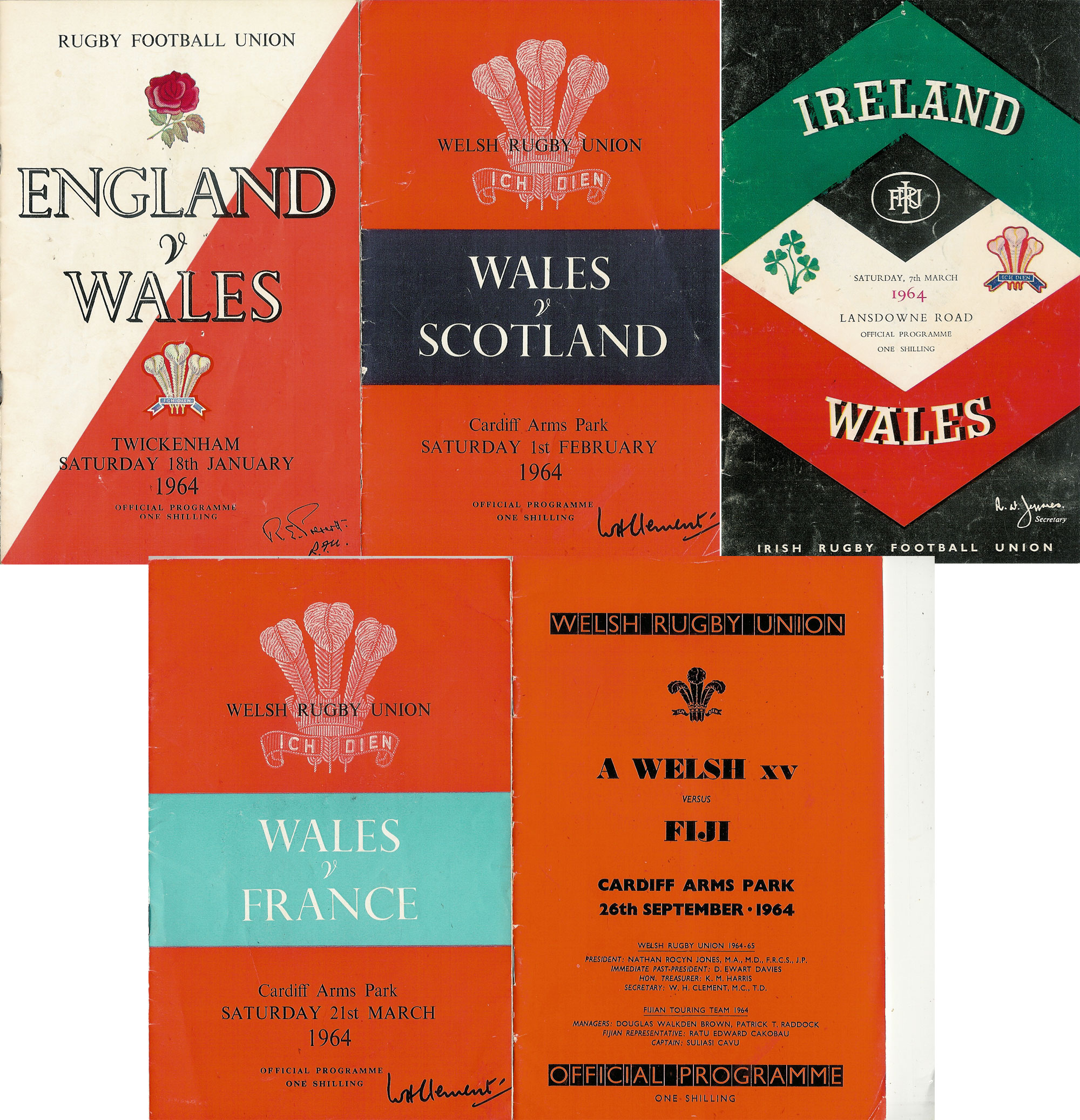 WALES V SCOTLAND RUGBY UNION INTERNATIONAL PROGRAMMES ~ 1958 TO 2012 YOU CHOOSE 