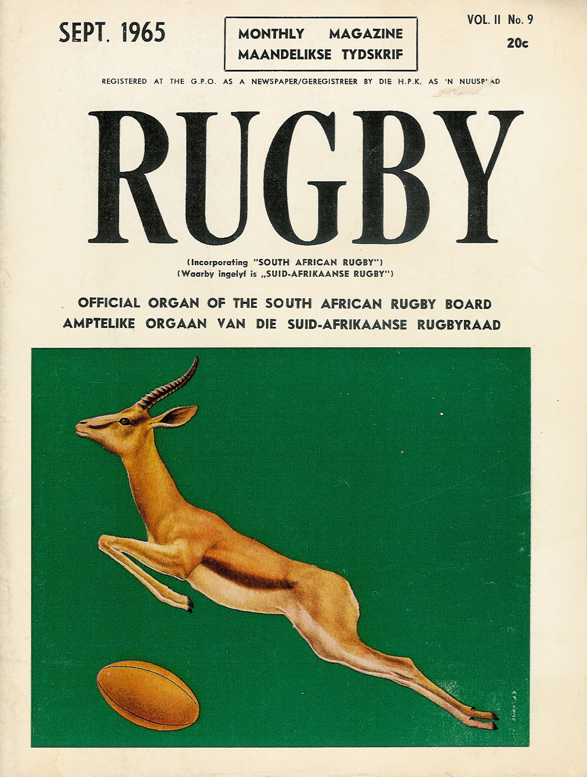 Rugby Magazines, Brochures & Booklets from South Africa