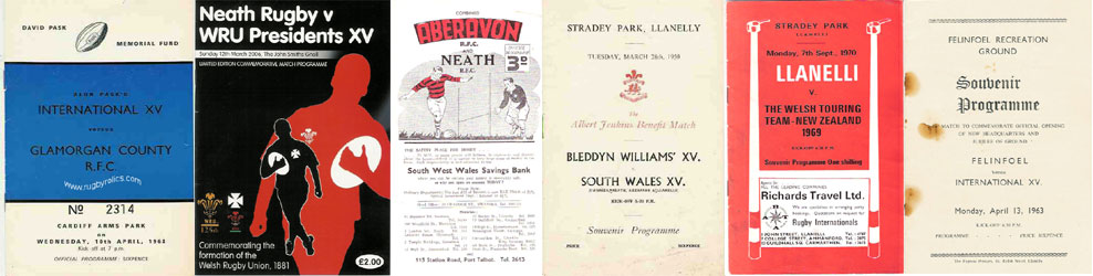 NEATH RFC WALES HOME RUGBY PROGRAMMES 2003 WELSH AND ENGLISH CLUBS 