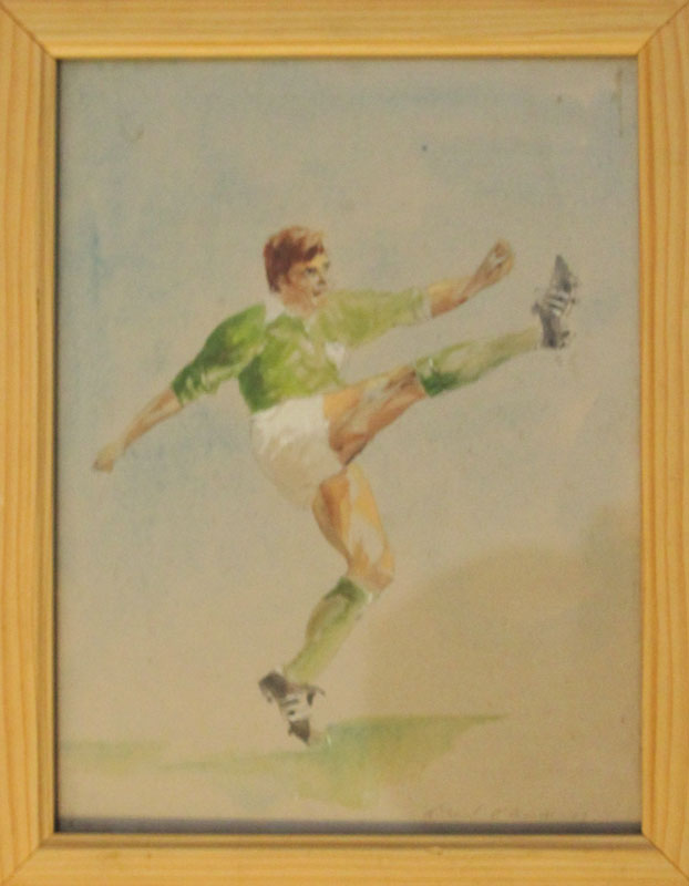 Rugby Art paintings and illustrations, original artwork, Rugby at it