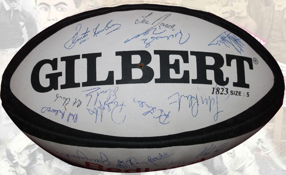 SIGNED AUTOGRAPHED RUGBY BALLS
