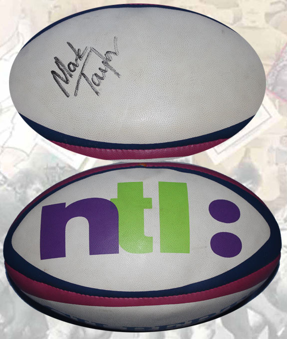 SIGNED AUTOGRAPHED RUGBY BALLS