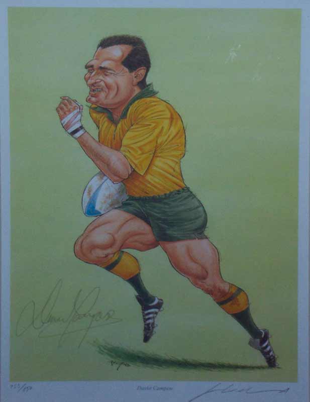 DAVID CAMPESE SIGNED 2003 RUGBY UNION WORLDCUP ENVELOPE WILL COME WITH OWN C.O.A 