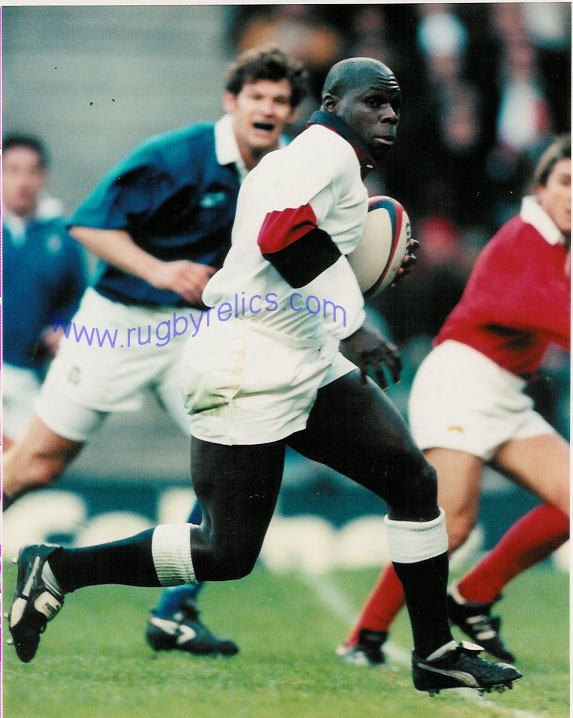 A portrait of Adedayo Adebayo of the England Rugby Union Squad at
